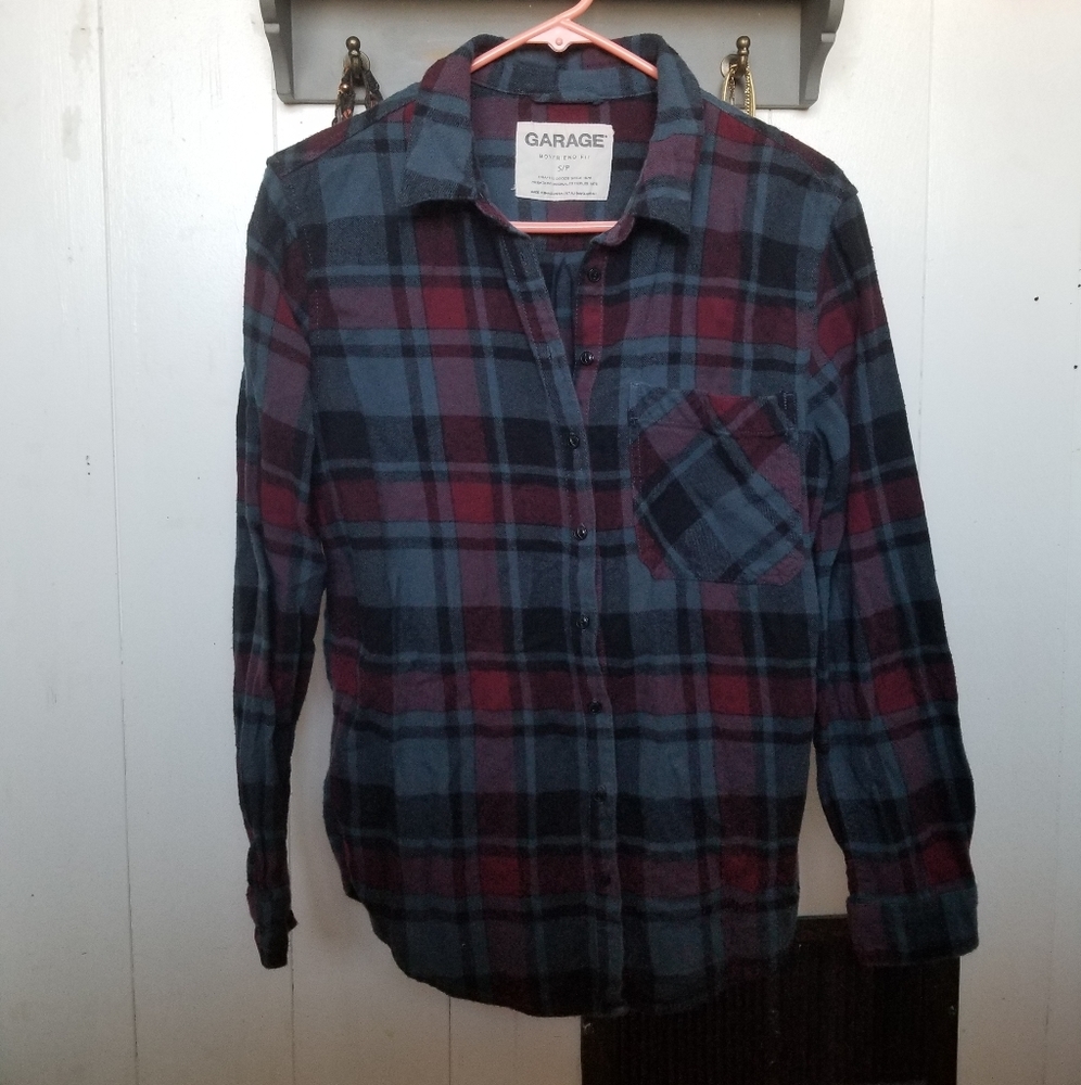 Garage Boyfriend Fit Flannel